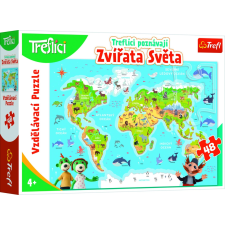 Trefl Trefl oktató puzzle - Treflikek felfedezik a világ állatait puzzle, kirakós