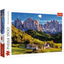 Trefl Val di Funes völgy, Dolomitok - Olaszország 1500db-os puzzle -Trefl puzzle, kirakós