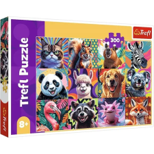 Trefl Vicces állatportrék 300db-os puzzle - Trefl puzzle, kirakós