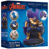 Trefl Wood Craft: Marvel Bosszúállók - Thanos a trónon 160 db-os prémium fa puzzle - Trefl