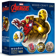 Trefl Wood Craft: Marvel Bosszúállók – Vasember 160 db-os prémium fa puzzle – Trefl puzzle, kirakós
