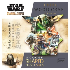 Trefl Wood Craft: Star Wars Titokzatos Grogu 500+5 db-os prémium fa puzzle – Trefl puzzle, kirakós