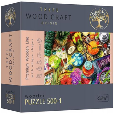 Trefl Wood Craft: Színes koktélok fa puzzle 500+1db-os (20154T) (TR20154T) puzzle, kirakós
