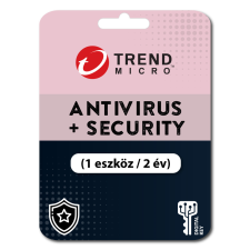 Trend Micro Antivirus + Security (1 eszköz / 2 év) (Elektronikus licenc) karbantartó program