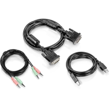 Trendnet Kabelset DVI-I, USB und Audio KVM TK-232DV 1.8m (TK-CD06) kábel és adapter