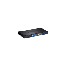 Trendnet Switch 28 Port Gbit Managed WebSmart 19" 10GSFP+ (TEG-30284) hub és switch