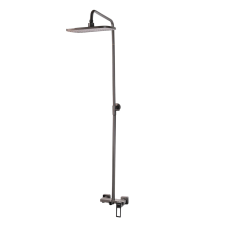  TRENDY&#039;S zuhanyoszlop, vékony, két funkcióval, szürke fürdőkellék