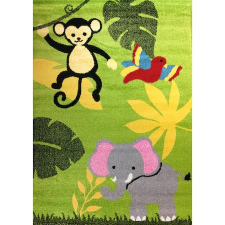 Trendy Kids 280x360 Trendy Kids Zöld dzsungel állatai D231A, gyerekszőnyeg lakástextília