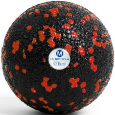 Trendy Sport Masszázs labda Trendy Bola fekete-piros 8 cm fitness eszköz