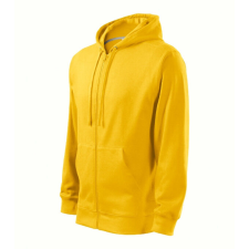 Trendy Zipper felső férfi sárga 2XL férfi pulóver, kardigán