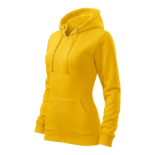 Trendy Zipper felső női sárga 2XL női pulóver, kardigán