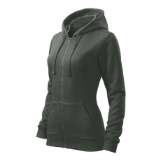  Trendy Zipper felső női sötét palakő XS