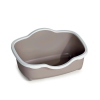  Trés Chic Macska Wc 56x38,5x26cm Fehér/Világosszürke