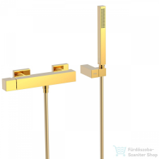 Tres CUADRO EXCLUSIVE zuhany csaptelep, zuhanyszettel, arany 00716703OR csaptelep