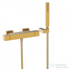 Tres SLIM EXCLUSIVE Termosztátos kádtöltő csaptelep, matt arany 20217409OM csaptelep