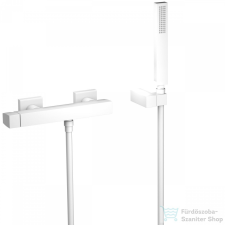 Tres SLIM EXCLUSIVE zuhany csaptelep, zuhanyszettel, matt fehér 20216701BM csaptelep