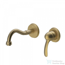 Tres TRES-CLASIC Fali mosdó csaptelep, 210 mm, matt bronz, 24220001LM csaptelep