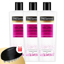 Tresemme TRESemmé 24H Volume Hajbalzsam vékony szálú hajra 3x400ml + Ajándék TRESemmé fésű kozmetikai ajándékcsomag