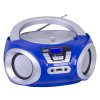 Trevi CMP 544 BT Hordozható Boombox, Bluetooth-tal, FM rádióval, USB és AUX bemenettel kék színben