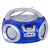 Trevi CMP 544 BT Hordozható Boombox, Bluetooth-tal, FM rádióval, USB és AUX bemenettel kék színben