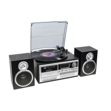 Trevi TT1072 E Retro bakelit lemezjátszó fekete lemezjátszó