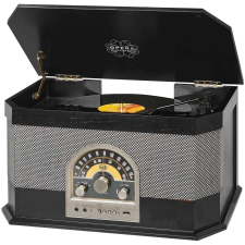 Trevi TT 1040 BT Ezüst, Fekete (TT 1040 BLACK) lemezjátszó