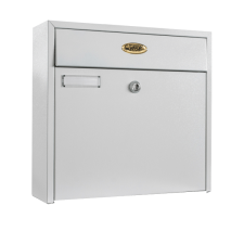 Trezor POSTALÁDA KÜLTÉRI 33X35X10 CM FEKVŐ FEHÉR postaláda