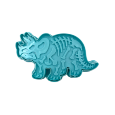  Triceratops kiszúró nyomdával, műanyag, 8×13 cm sütés és főzés