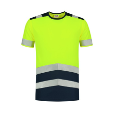 TRICORP ADLT01 HIGH VIS BICOLOR Jól láthatósági póló (sárga, S)
