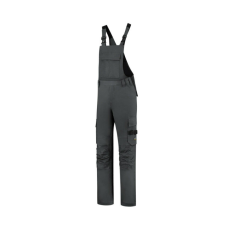 TRICORP Bib &amp; Brace Twill Cordura kantáros munkanadrág unisex sötétszürke 46