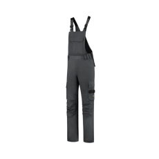 TRICORP Bib &amp; Brace Twill Cordura kantáros munkanadrág unisex sötétszürke 48