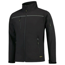 TRICORP Luxury Softshell softshell kabát unisex fekete 5XL munkaruha