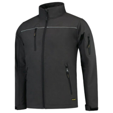 TRICORP Luxury Softshell softshell kabát unisex sötétszürke 4XL munkaruha