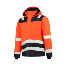 TRICORP Midi Parka High Vis Bicolor munkakabát unisex fluoreszkáló narancssárga 2XL