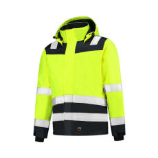 TRICORP Midi Parka High Vis Bicolor munkakabát unisex fluoreszkáló sárga 4XL
