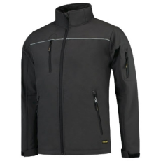 TRICORP Softshell kabát unisex Luxury Softshell T53 sötétszürke 4XL méret