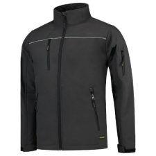 TRICORP Softshell kabát unisex Luxury Softshell T53 sötétszürke M méret munkaruha