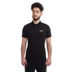  Tricou polo Emporio Armani EA7 vonat logó sorozat M szalag Polo Co 3DPF23PJ02Z00200 A Negru XXXL