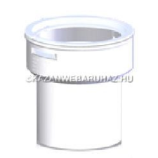 Tricox Átalakító adapter flexibilis rendszerhez, merev-flex, ?80 mm hűtés, fűtés szerelvény