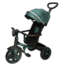  TRIKE FIX Elite háromkerekű tricikli, tolókarral , zöld tricikli