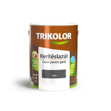 Trikolor kerítéslazúr Szürke 5 l favédőszer és lazúr