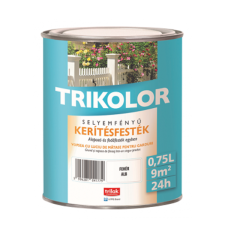 Trilak TRIKOLOR SELYEMFÉNYŰ KERÍTÉSFESTÉK 0,75L BABÉRZÖLD akrilfesték