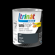 Trinát TRINÁT AQUA UNITOP MATT ZOMÁNCFESTÉK 0,75L, 7016 ANTRACIT zománcfesték
