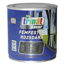 Trinát TRINÁT DECOR FÉMFESTÉK 0,25L FEKETE akrilfesték