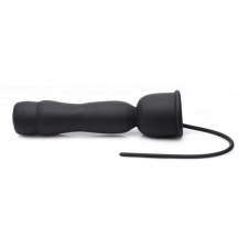 Trinity Vibes - 2in1 dilator és makk vibrátor (fekete) vibrátorok