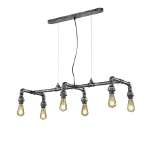 Trio 307000688 GOTHAM 6 x E27 antik ezüst többágú függeszték világítás