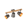 Trio Bell natúr-nikkel mennyezeti spotlámpa (TRI-801900367) E14 3 izzós IP20