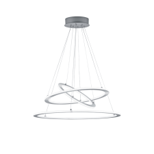 Trio Durban matt nikkel LED függesztett lámpa (TRI-321910307) LED 1 izzós IP20 világítás