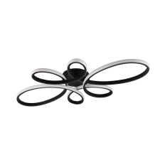Trio Fly fekete LED mennyezeti lámpa (TRI-645619132) LED 1 izzós IP20 világítás