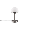Trio Joost II matt nikkel-fehér asztali lámpa (TRI-592300107) E27 1 izzós IP20